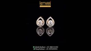 Lab Grown IGI Certified Diamond Stud Earrings  2 ct centre Diamond   KothariJewelryUSA [upl. by Bernardo815]