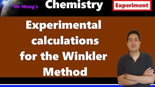 Winkler Method Dissolved Oxygen IB Chemistry experimental calculations [upl. by Joannes533]