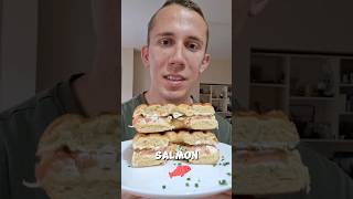 🥯 Smoked Salmon Bagel smokedsalamon bagel [upl. by Nwatna]