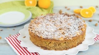 Italienischer MandelricottaKuchen mit Orange  glutenfrei  ohne Mehl  Sallys Welt [upl. by Ruffin]