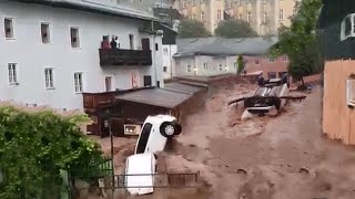 Apocalypse in Austria  Devastating flash flood in Salzburg [upl. by Remo]