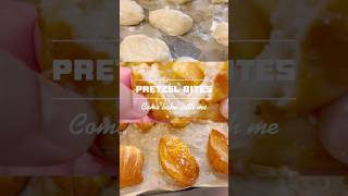 Pretzel bites 🥨 quick and easy recipe ♥️ cooking baking pretzels shorts reels easyrecipe [upl. by Ambie940]