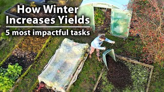 5 Winter Tasks for a Productive Vegetable Garden Next Year  Permaculture Gardening [upl. by Klingel]