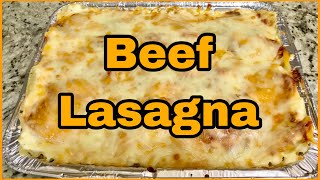 HOW TO MAKE LASAGNA  BEEF LASAGNA Dish [upl. by Rekab362]