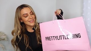 PRETTY LITTLE THING try on haul New in [upl. by Lattie]