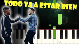 Todo va a estar bien  Redimi2 ft Evan Craft  Piano Tutorial [upl. by Kreegar450]