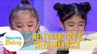 Mela and Stelas touching letter for her Mama and Papa  Magandang Buhay [upl. by Waldman]