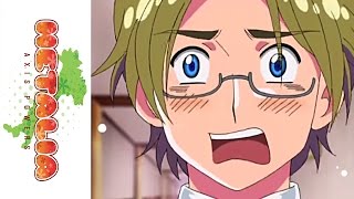 Hetalia Axis Powers on DVD 91410  Canada  Anime Episode Clip [upl. by Alleda]