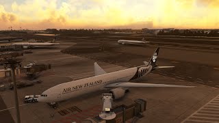 TAXI CHAOS At Changi VATSIM ANZ283 to AUK [upl. by Alekahs957]