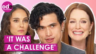 Natalie Portman Charles Melton amp Julianne Moore Dissect Movie May December [upl. by Akemat]