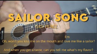 Sailor Song  Gigi Perez  UKULELE TUTORIAL [upl. by Nalyr]