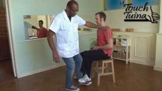 Touch Tuina How to treat back pain in seated [upl. by Silvester726]