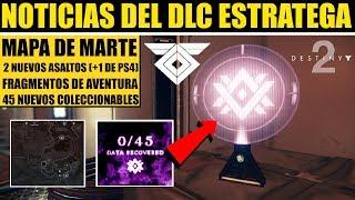 Destiny 2 Mapa de Marte 45 Nuevos Coleccionables Ocultos Nuevos Asaltos y Más DLC 2 Estratega [upl. by Devi]