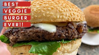 Mushroom Walnut Burgers  Meatfree Burger Recipe [upl. by Godiva]