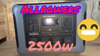 Centrale électrique Allpowers R2500 [upl. by Albers]