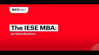 IESE MBA Program Overview [upl. by Aibat]