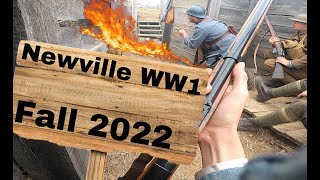 WW1 Newville Reenactment Trench Assault and Defense [upl. by Bessy]