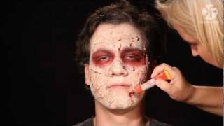 Narben schminken leicht gemacht  das perfekte grusel MakeUp Schminkanleitung Halloween [upl. by Nitniuq841]