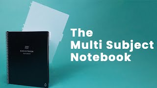 Introducing Rocketbook Multi Subject Notebook [upl. by Anilef722]