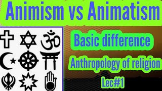 AnthropologyAnimismAnimatism [upl. by Rupert]