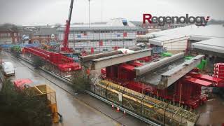 Caversham Road Rail Bridge Replacement at Reading  Timelapse by Regenology [upl. by Mukerji]