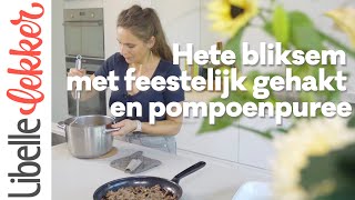 Klaar in 30 minuten hete bliksem met feestelijk gehakt en pompoenpuree [upl. by Avot]