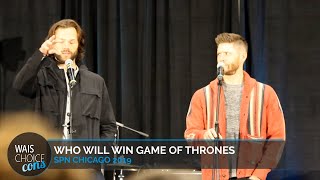 When Papa Ackles Binged Game of Thrones  SPN Chicago 2019 [upl. by Tesler]