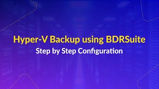 HyperV Backup – A Step by Step Configuration [upl. by Laoj]