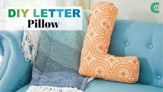 How to Sew a Letter Pillow [upl. by Aeneas860]