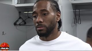 Kawhi Leonard Reacts To The Clippers 10395 Win Over The Miami Heat HoopJab NBA [upl. by Evers325]