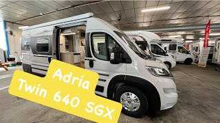 Présentation du Fourgon aménagé Adria Twin Plus 640 SGX de 2024 [upl. by Hercule]