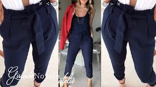 ✅️ DIY Calça ClochoardCostura fácil passo a passo para iniciantes Gisleide Novelo [upl. by Adyl766]