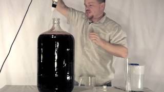 Making Wine from a Kit Part III Degassing and Clarifying Your Wine [upl. by Leslie]