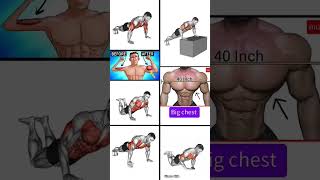 full chest home workout plan 💪workout shoulder chest sixpack back legs triceps [upl. by Boyden]