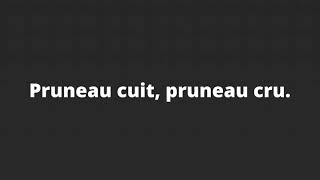 Pruneau cuit pruneau cru [upl. by Acsicnarf]