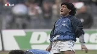 Maradona Live is life 1989 Napoli Bayern Munich  Best warmup ever [upl. by Enomyar]