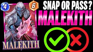 MALEKITH 🌗 Details amp Mechanics  Snap or Pass  Marvel Snap [upl. by Maribeth625]