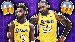 How LeBron James Will Play with His Son Bronny in the NBA [upl. by Irek]