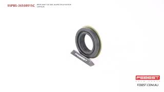 95PBS36560915C DRIVE SHAFT OIL SEAL 342X567X92X148 FOR CHRYSLER [upl. by Engud]