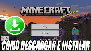 COMO DESCARGAR MINECRAFT BEDROCK GRATIS en PC  MÉTODO FÁCIL Y GRATIS PARA WINDOWS 1011 2024 ✅ [upl. by Tasha]