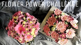 SERIA KWIATY Z KREMU 12 🌼 GERBERA I MARGARETKA 🌼 PLUS 🌼 FLOWERPOWERWRO CHALLENGE 🍃 [upl. by Ert]