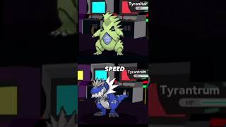 Pokémon Brick Bronze Tyranitar VS Tyrantrum edit pokemon brickbronze pokemonvs [upl. by Barrus]