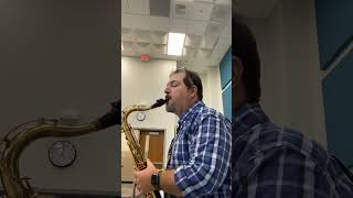 Arabian Dances Audition Excerpt  Tenor Sax [upl. by Streeto]