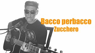 Bacco perbacco Zucchero Cover acustica di Massimo Allegri [upl. by Nyhagen]