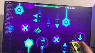 Playing Geometry Dash with a JoyCon [upl. by Belford554]