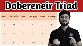 Dobereneir Triads  Dobereneir Triad classification of elements [upl. by Erhard184]