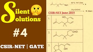 Ene ReactionPericyclic reactionsCSIRNET June 2019 chemistry solutionsSilent Solutions [upl. by Feil]