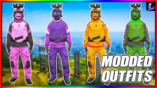 NEW GTA 5 HOW TO GET MULTIPLE COLORED MODDED OUTFITS AFTER PATCH 168  GTA Online [upl. by Hinman]