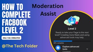 Moderation Assist  How to complete Facebook level 2 [upl. by Anairad]