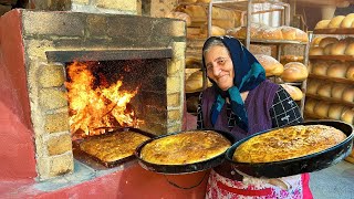 Baking Homemade Traditional Azerbaijani Breads in the Oven Easy Bread Recipes [upl. by Mcclees]